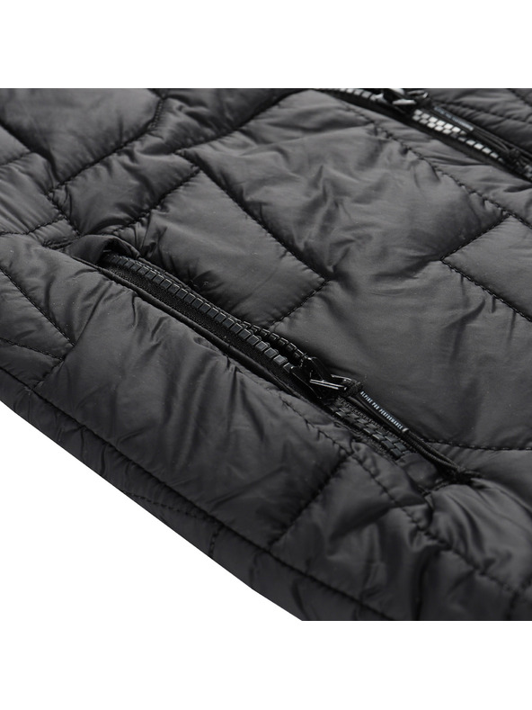 ALPINE PRO Dětská ultralehká vesta s impregnací ALPINE PRO BERFO black