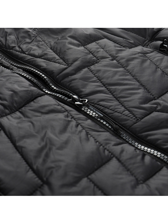 ALPINE PRO Dětská ultralehká vesta s impregnací ALPINE PRO BERFO black