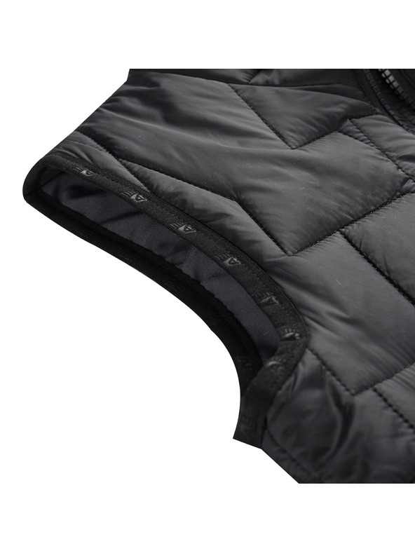 ALPINE PRO Dětská ultralehká vesta s impregnací ALPINE PRO BERFO black