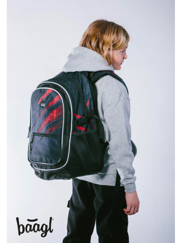 BAAGL  BAAGL Školní batoh Core Láva