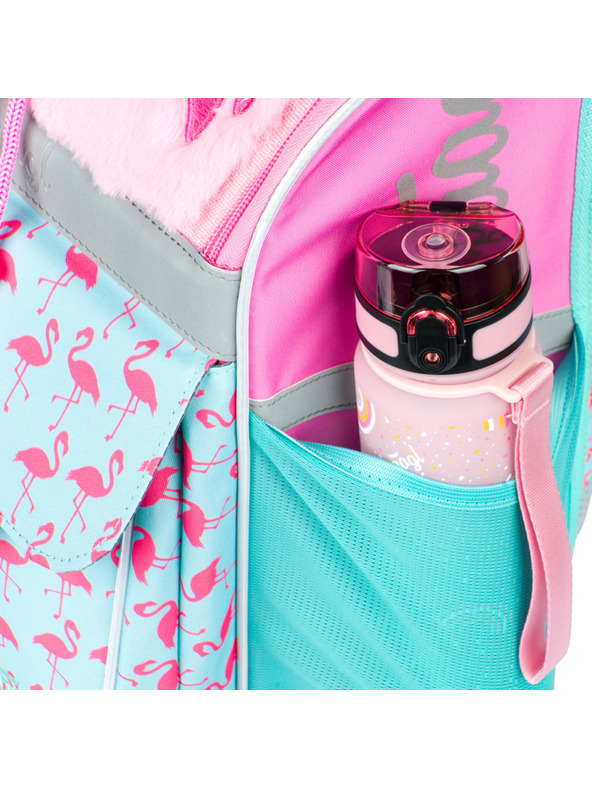 BAAGL  BAAGL 5 SET Zippy Plameňák: aktovka, penál, sáček, desky, box