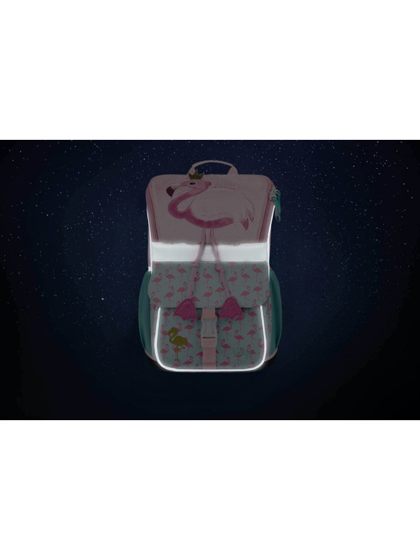 BAAGL  BAAGL 5 SET Zippy Plameňák: aktovka, penál, sáček, desky, box