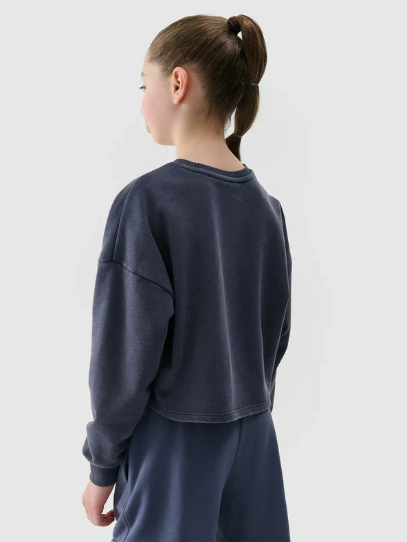 4F Dívčí cropped mikina 4F
