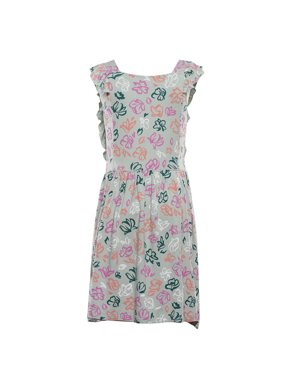 ALPINE PRO Dětské letní šaty ALPINE PRO EDANO pale aqua varianta pe