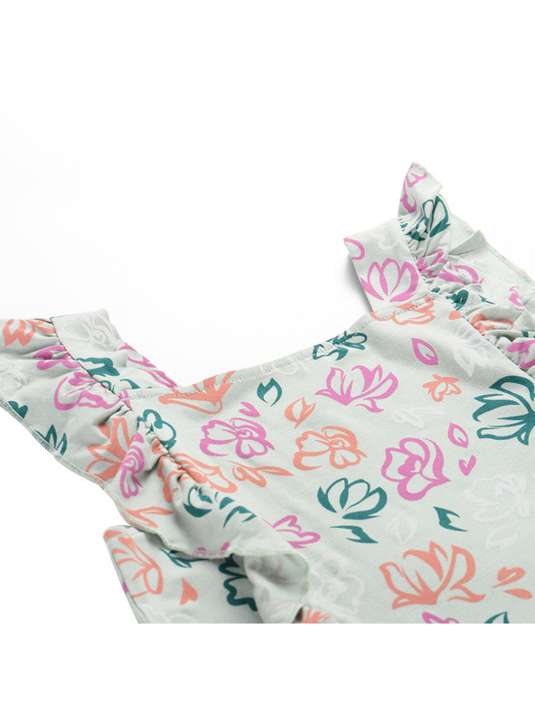 ALPINE PRO Dětské letní šaty ALPINE PRO EDANO pale aqua varianta pe