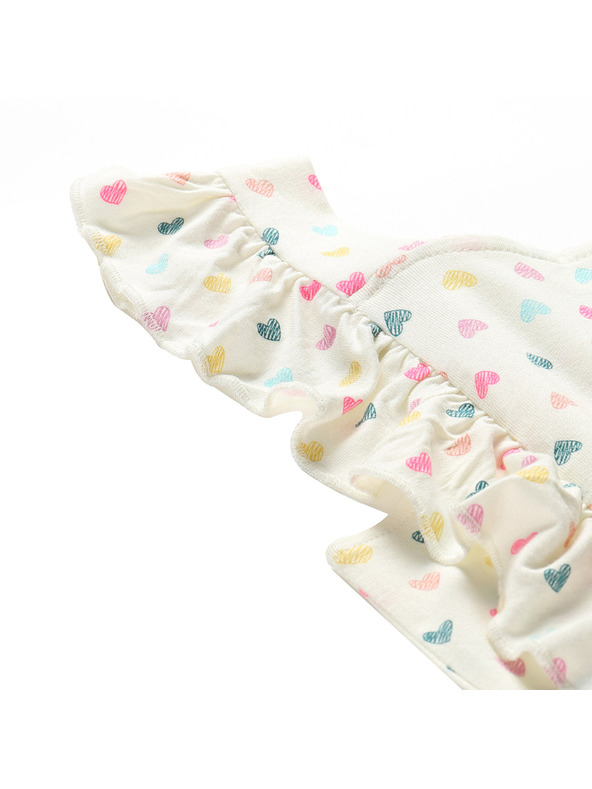 ALPINE PRO Dětské letní šaty ALPINE PRO EDANO creme varianta pc