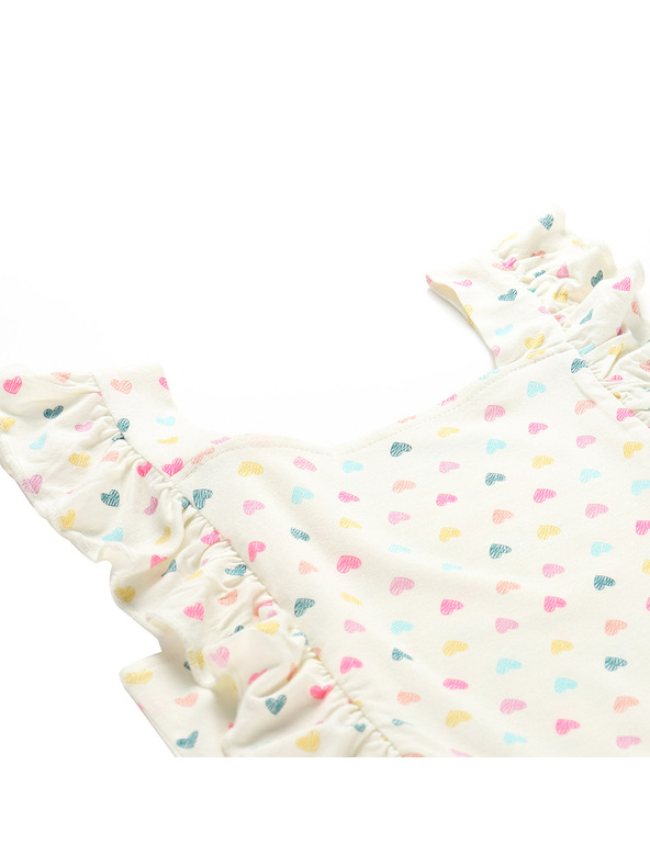 ALPINE PRO Dětské letní šaty ALPINE PRO EDANO creme varianta pc