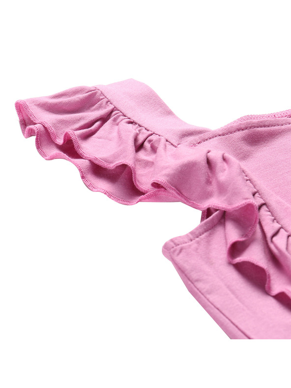 ALPINE PRO Dětské letní šaty ALPINE PRO EDANO cyclamen