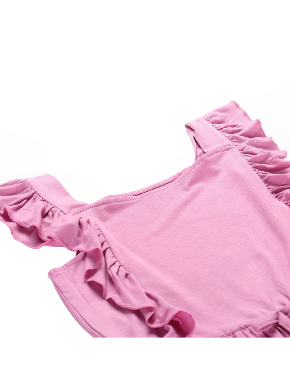 ALPINE PRO Dětské letní šaty ALPINE PRO EDANO cyclamen