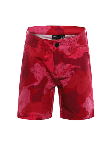 ALPINE PRO Dětské rychleschnoucí kraťasy ALPINE PRO ZAMBO 2 neon knockout pink varianta pa