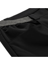 ALPINE PRO Pánské softshellové capri kalhoty ALPINE PRO WEDER 2 black