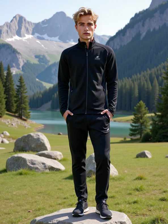 ALPINE PRO Pánská rychleschnoucí mikina ALPINE PRO GOLL 2 black