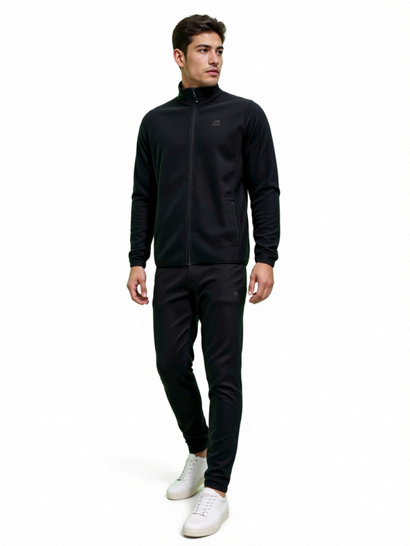 ALPINE PRO Pánská fleecová mikina ALPINE PRO SIUS 2 black