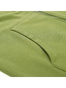 ALPINE PRO Pánská bavlněná mikina s kapucí ALPINE PRO LOKK turtle green