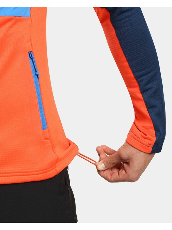 Kilpi Pánská fleecová mikina Kilpi SEVELEN-M Oranžová