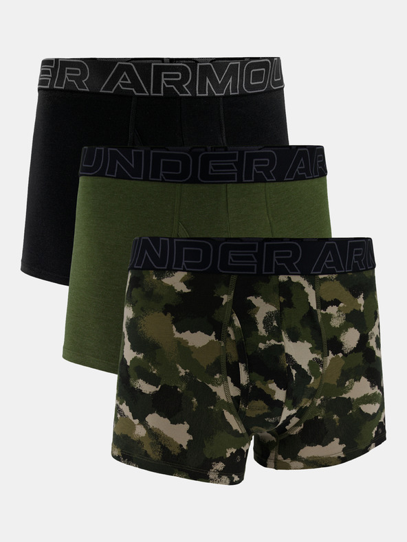 Under Armour Pánské boxerky Under Armour M UA Perf Cotton Nov 3in-GRN