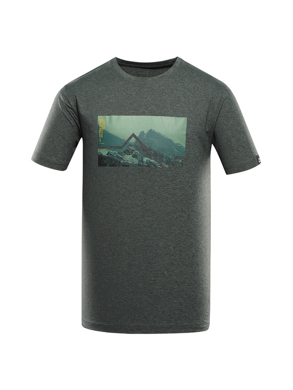 ALPINE PRO Pánské melírované triko z recyklovaného materiálu ALPINE PRO GORAF 2 laurel wreath varianta pa