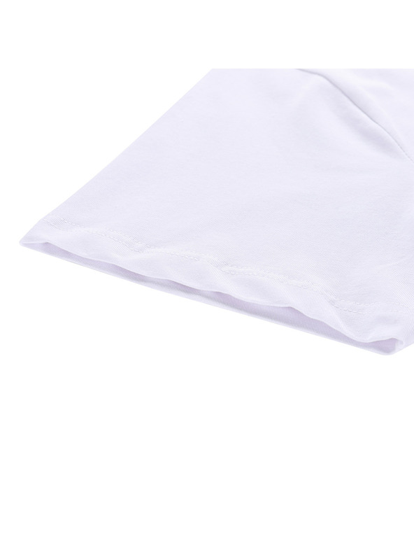 ALPINE PRO Pánské bavlněné triko ALPINE PRO SUMEK white varianta pa