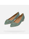Geox Světle zelené dámské baleríny Geox Charyssa