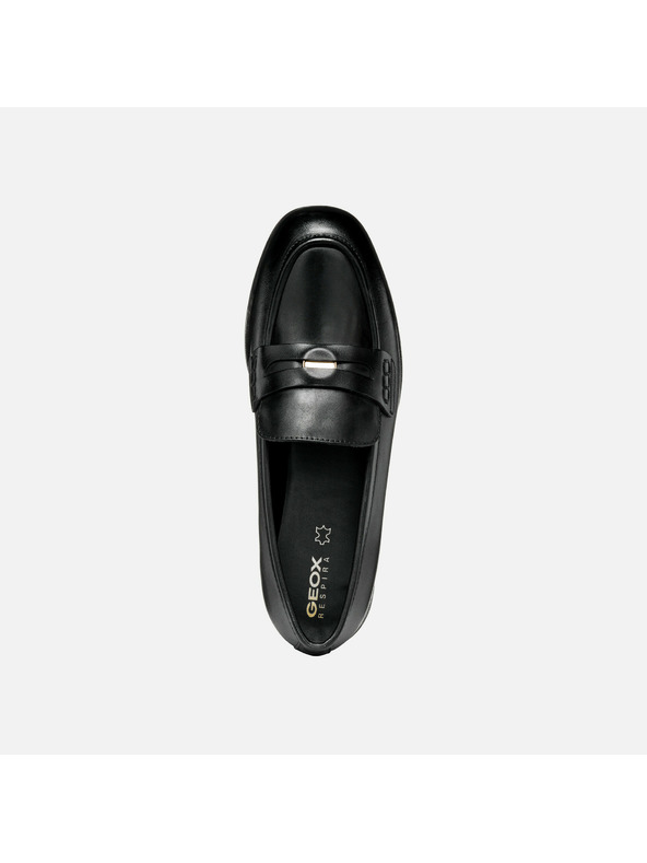 Geox Černé dámské mokasíny Geox Cloridie