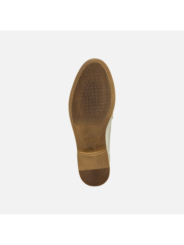 Geox Krémové dámské mokasíny Geox Prometya