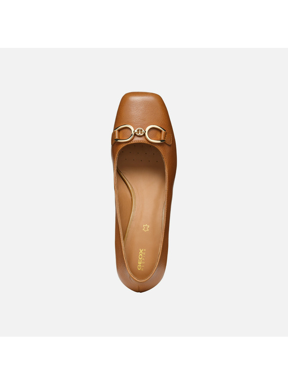 Geox Světle hnědé dámské lodičky Geox Coronilla