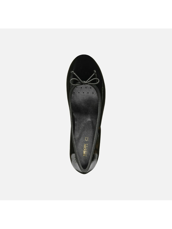 Geox Černá dámská obuv na podpatku Geox Floretia