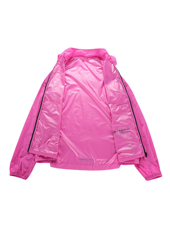 ALPINE PRO Dámská ultralehká bunda s úpravou dwr ALPINE PRO SPINA 2 neon pink