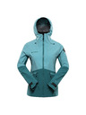 ALPINE PRO Dámská nepromokavá bunda s ptx membránou ALPINE PRO ZARRA aqua sea