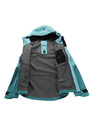 ALPINE PRO Dámská nepromokavá bunda s ptx membránou ALPINE PRO ZARRA aqua sea