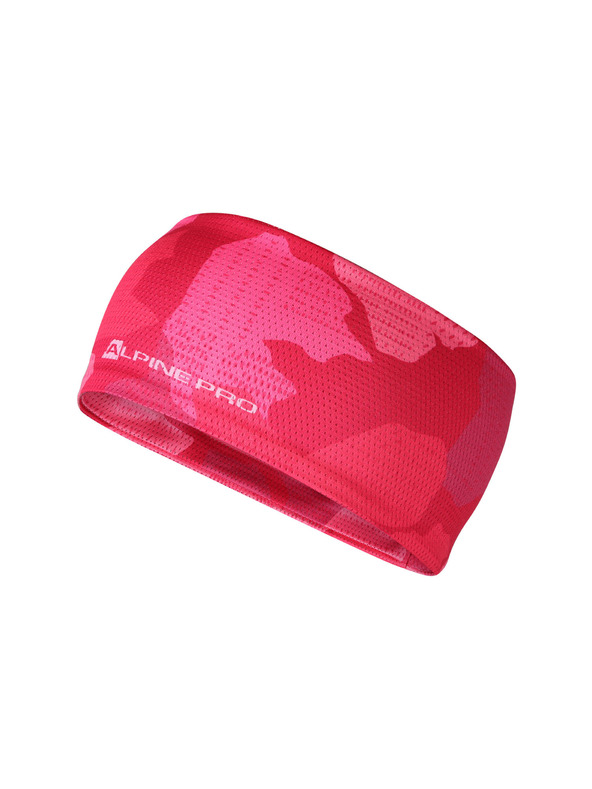 ALPINE PRO Sportovní rychleschnoucí čelenka ALPINE PRO MUSA 2 neon knockout pink varianta pa