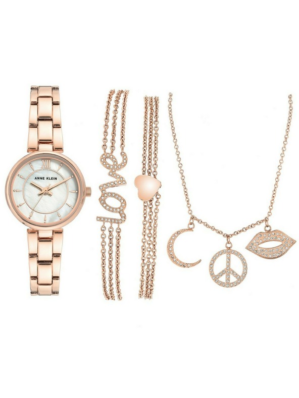 Anne Klein Růžovozlaté dámské hodinky Anne Klein