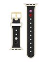 Anne Klein Silikonový černo-krémový řemínek Anne Klein pro Apple Watch 38/40/41