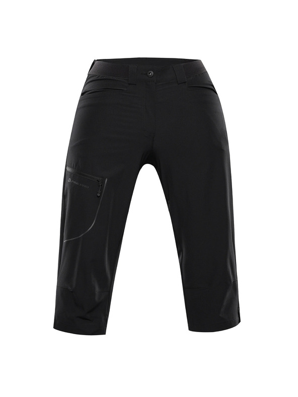 ALPINE PRO Dámské softshellové capri kalhoty ALPINE PRO WEDERA 2 black