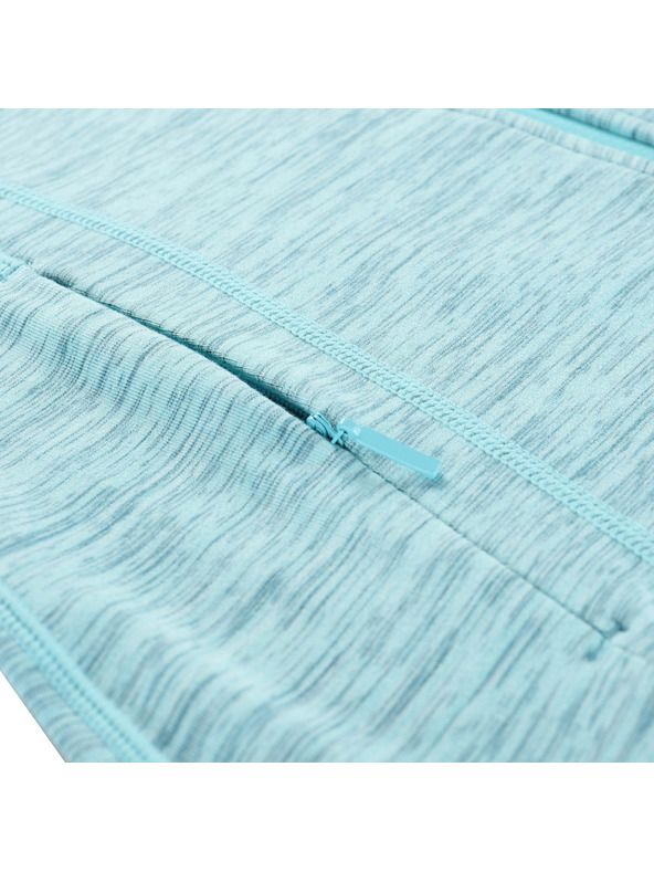 ALPINE PRO Dámská rychleschnoucí mikina ALPINE PRO GOLLA 2 aqua sea