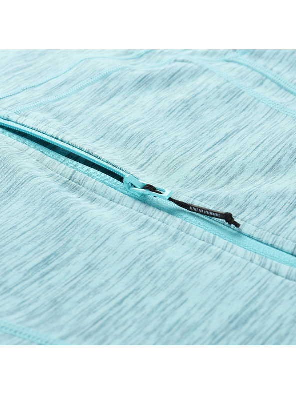 ALPINE PRO Dámská rychleschnoucí mikina ALPINE PRO GOLLA 2 aqua sea