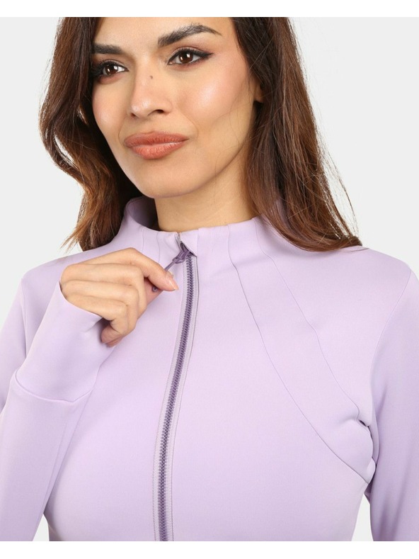 Kilpi Dámská sportovní mikina bez kapuce Kilpi LAJEN-W Fialová