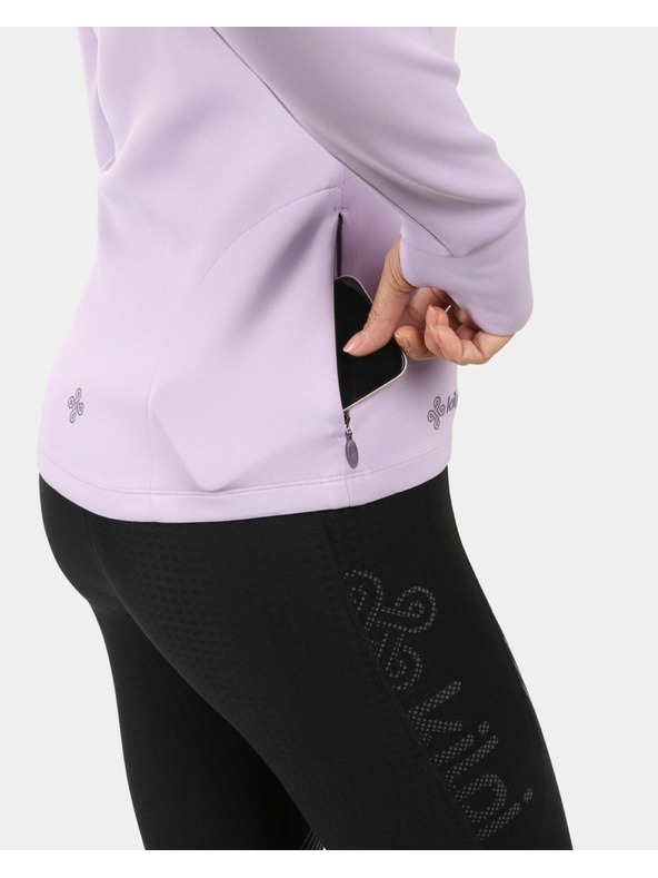 Kilpi Dámská sportovní mikina bez kapuce Kilpi LAJEN-W Fialová