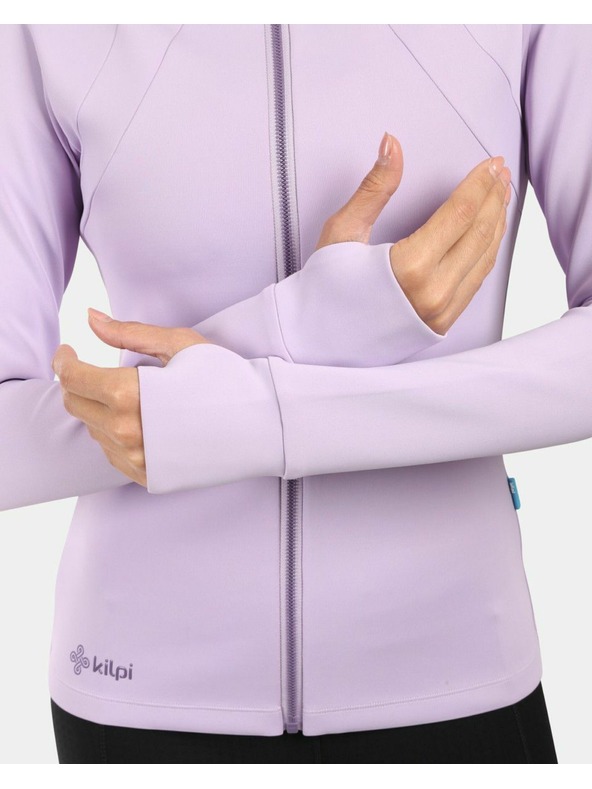 Kilpi Dámská sportovní mikina bez kapuce Kilpi LAJEN-W Fialová