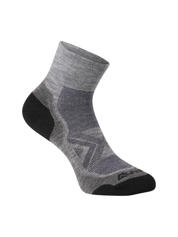 ALPINE PRO Antibakteriální ponožky z merino vlny ALPINE PRO DERERE gray