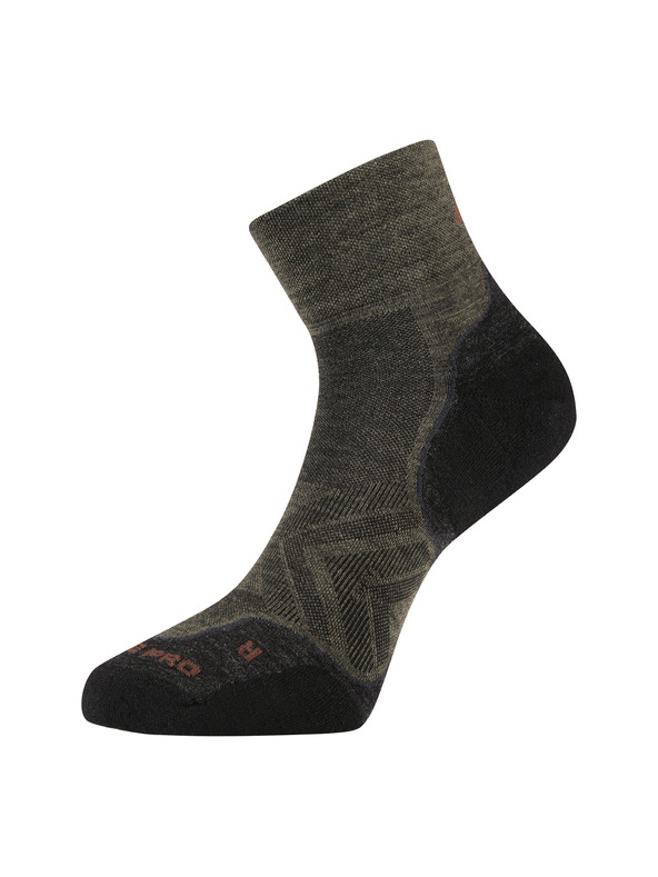 ALPINE PRO Antibakteriální ponožky z merino vlny ALPINE PRO DERERE stone gray