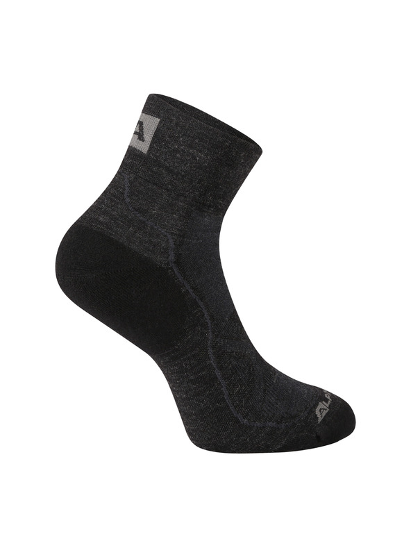 ALPINE PRO Antibakteriální ponožky z merino vlny ALPINE PRO DERERE black