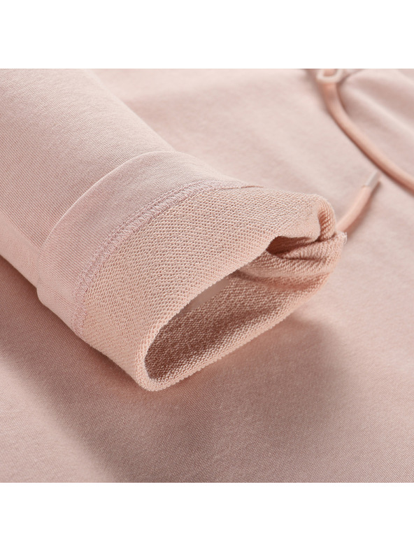 ALPINE PRO Dámské bavlněné šaty ALPINE PRO MOLEDA 2 peach whip