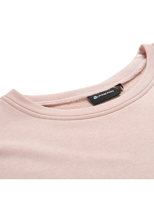 ALPINE PRO Dámské bavlněné šaty ALPINE PRO MOLEDA 2 peach whip