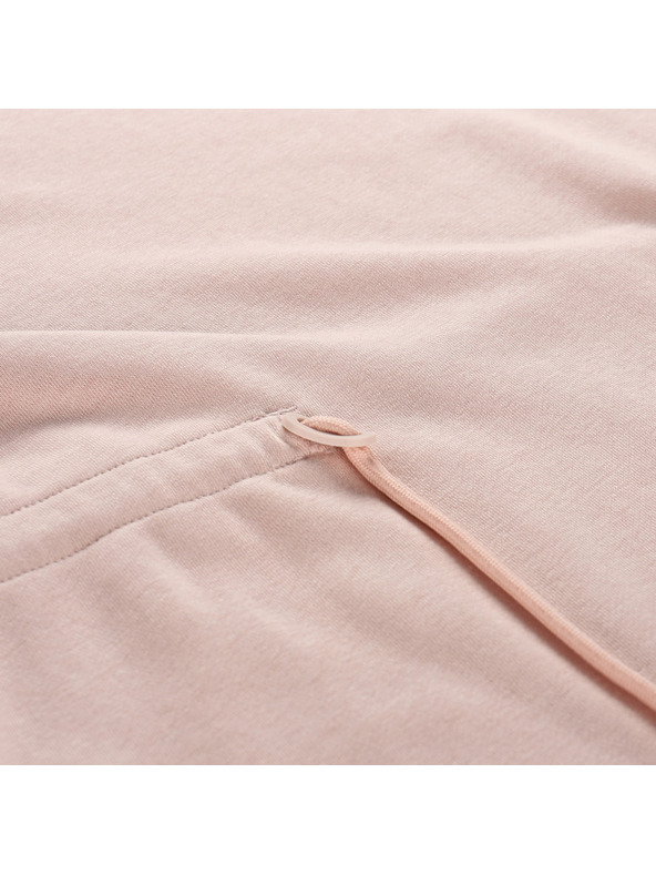 ALPINE PRO Dámské bavlněné šaty ALPINE PRO MOLEDA 2 peach whip