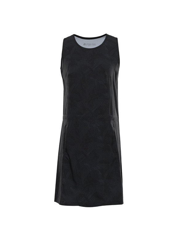 ALPINE PRO Dámské rychloschnoucí šaty s cool dry ALPINE PRO COLEENA 2 black varianta pc