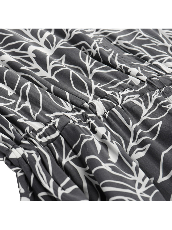 ALPINE PRO Dámské letní šaty ALPINE PRO NIEWA dk. true gray varianta pb