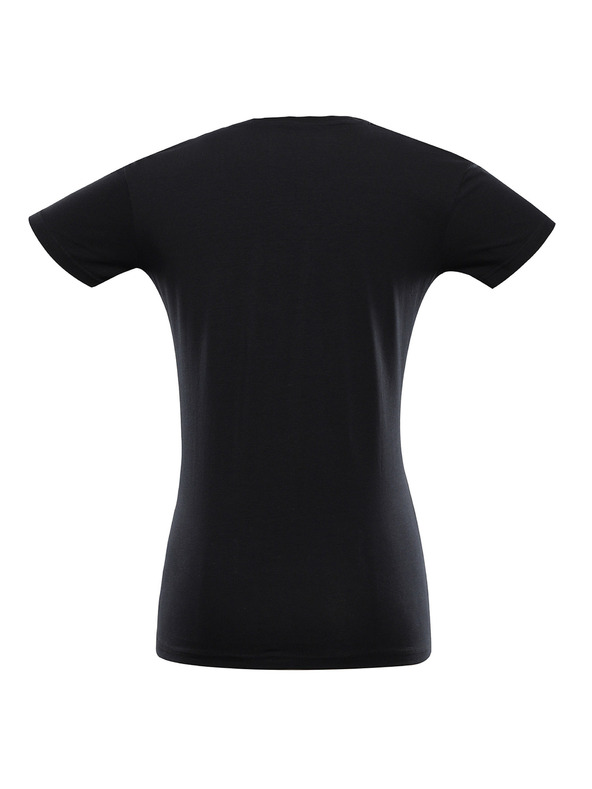 ALPINE PRO Dámské bavlněné triko ALPINE PRO SUMEKA black varianta pa