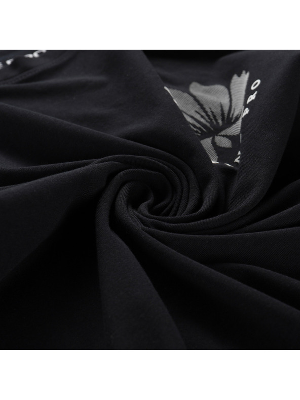 ALPINE PRO Dámské bavlněné triko ALPINE PRO SUMEKA black varianta pa