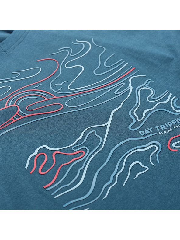 ALPINE PRO Dámské rychleschnoucí triko s cool dry ALPINE PRO NEGA 2 moroccan varianta pa